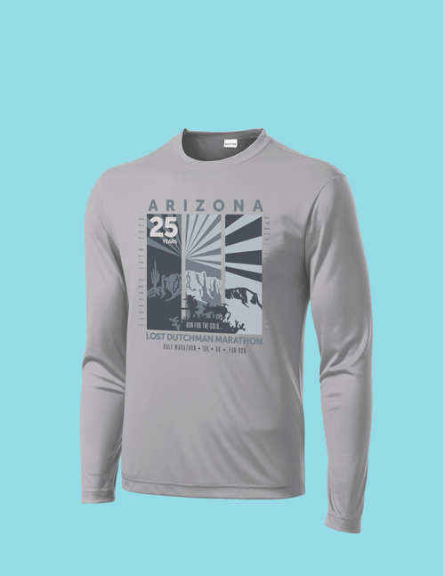 2027 Lost Dutchman Marathon runner shirt design